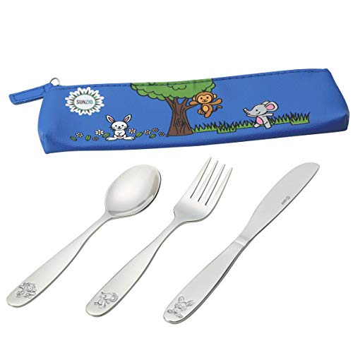 18/10 Stainless Steel Kids Silverware Set | Child and Toddler Safe Cutlery Flatware
