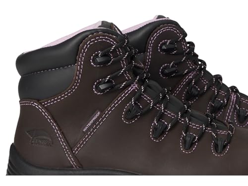 Image of Avenger Work Boots Framer CT for Women - Leather Upper - Textile Lining - PU Insole - Lenzi Plate Brown 4 D - Wide