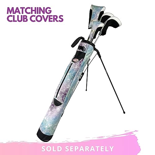Image of Taboo Fashions Monaco Premium Lightweight Women's Companion Golf Bag | Ladies Golf Carry Bag with Dual AutoFlex Stand, Adjustable Removable Shoulder Strap (Mandala Dreams)