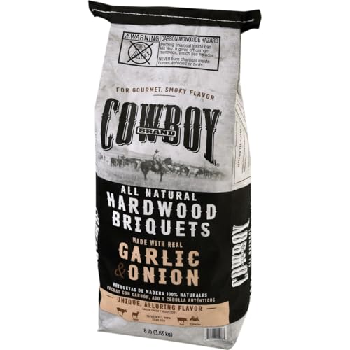 Cowboy 8 Lb. Garlic & Onion Charcoal Briquets - 1 Each