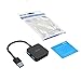 immagine 8ICZI Hub USB 3.0, 4 Porte Ultra Mini Hub USB 3.0 per Trasmissione Dati Alta velocità 5 Gbps e Sincronizzazione per Ultrabook Portatile Tablet PC Compatibili Windows XP Vista 7 8 10 e Altro
