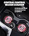 2PCS Car Cup Holder Coaster,Auto Cup Holder Insert Coaster for Boston Red Sox Baseball Fans, Non-Slip Car Drink Mat, Interior Accessories, Red Sox