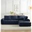 Dark Blue - Faux Fur Fabric