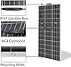 400W Flexibles Solarpanel 2x200W 24V/12V Monokristalline Biegbare-Semi-Flexible Solarpanel Ladegerät Off-Grid für RV Boot Kabine Van Auto Unebenheiten Oberflächen