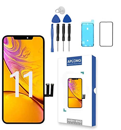 Super Deal Product Premium iPhone 11 6.1 Inch Screen Replacement LCD Display 3D Touch Digitizer Frame Assembly Full Repair Kit with Repair Tools Compatible with Model A2111, A2223, A2221