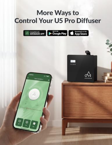 Image of 2026 Upgraded 3500 Sq.Ft HVAC Scent Diffuser for Home | Smart Whole House Waterless Diffuser with App & Remote Control, Hotel Collection Diffuser, Cold Air Tech, 600mL, Black