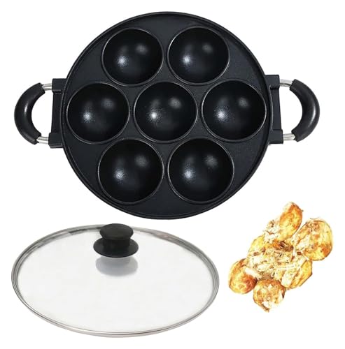 Moule à biscuits en fonte à 7 trous pour gâteaux faits maison durables