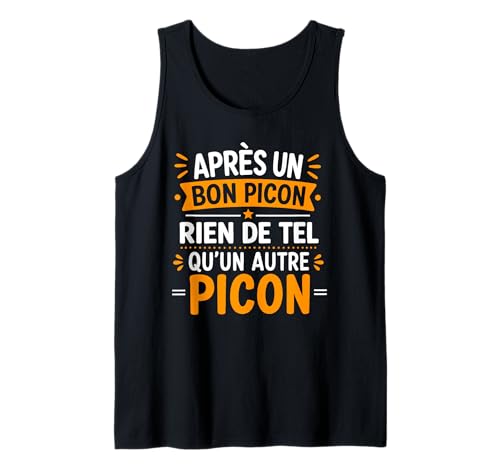 Humoristique Picon bière Alcool picole Humour Picon Débardeur