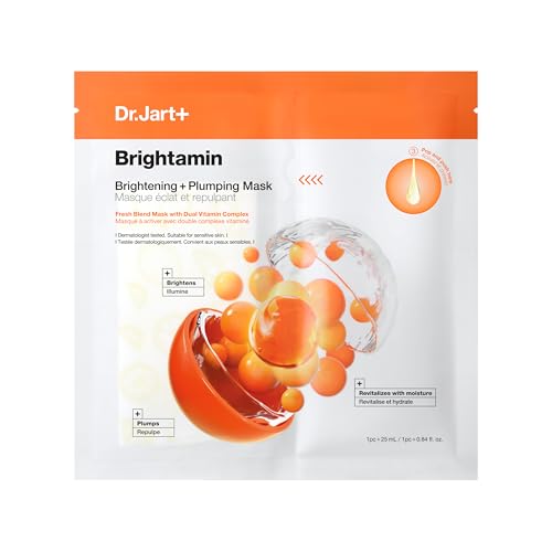 Dr.Jart+ Brightamin Brightening Plumping Face Mask with Vitamin C | Korean Skin Care 25 ml