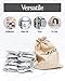 100% Natural Bamboo Charcoal Air Purifying Bag - Set of 12 Carbon Filters, Deodorizer Bags, Odor Absorber for Diaper Pail, Trash, Shoes, Closets, Cars, Fridge, Pets House, Kitchen, Home by purifyou