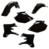 Acerbis Replica Plastic Kit Black for Yamaha YZ250F 2003-2005