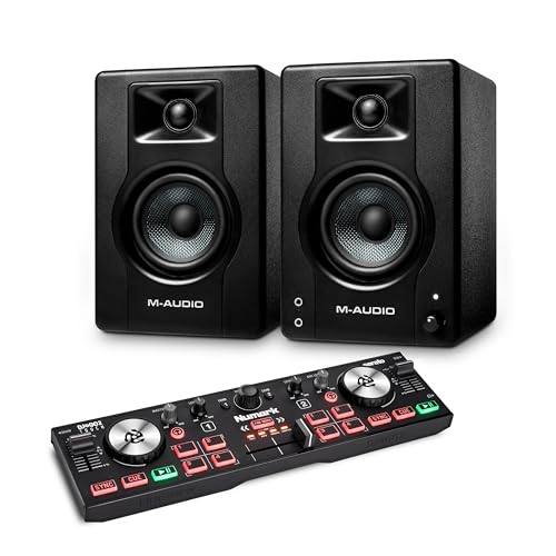 Numark DJ�R���g���[���[�ƃ��j�^�[�X�s�[�J�[�̃Z�b�g DJ2GO2 Touch & BX3