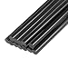 uxcell 12 Pcs 11mm Dia 270mm Length Soldering Iron Black Hot Melt Glue Sticks