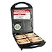 Emerio XXL Sandwich Toaster TEST GUT für alle Toastgrößen geeignet 4x große Muschelform für die ganze Familie Käse läuft nicht aus kein Verschmieren BPA frei 1300 Watt Sandwichmaker 4er