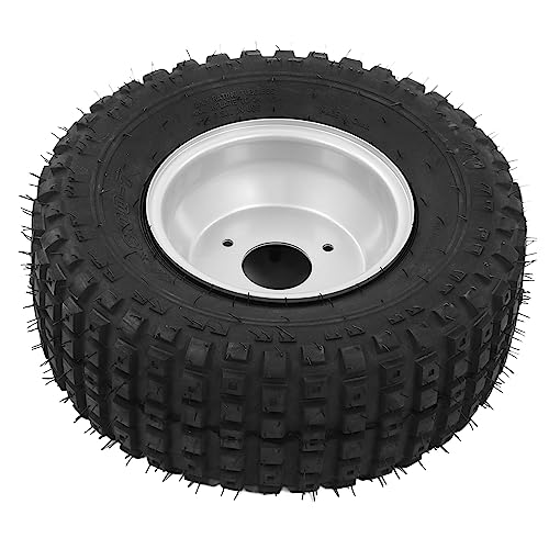 Pneus Pesados ​​16x8-7 Com Cubo, Pneus de Borracha de Instalação Integrada, Pneus Resistentes à Vibr