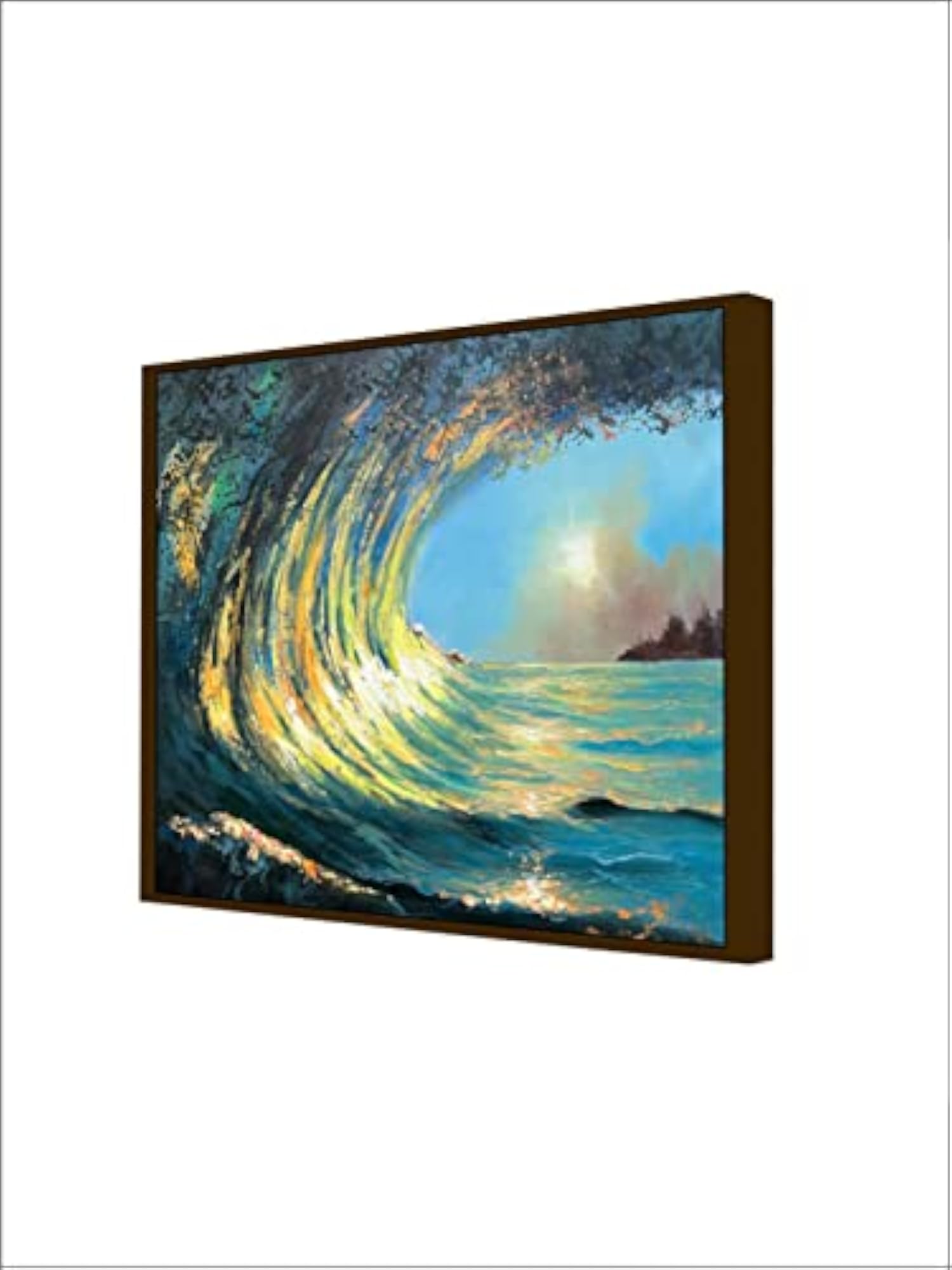Multicolour Abstract Wall Painting for Living Room