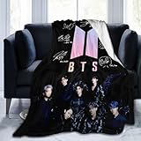 Kpop Blanket Flannel Dynamite Ultra-Soft Throw Blankets Bedding Gifts Merch for Couch Decor Room Bed 50x40in
