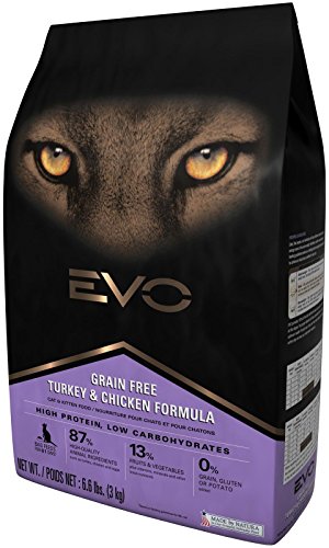 evo Turkey & Chicken Cat & Kitten Food - 6.6 lb