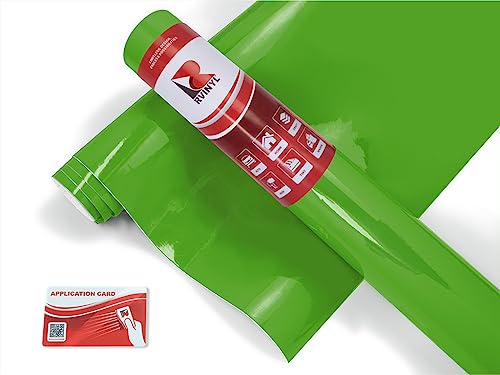 Avery Dennison SW900 758-O Gloss Grass Green Supreme Wrapping Film Vinyl Vehicle Car Wrap Sheet Roll - (48" x 60")