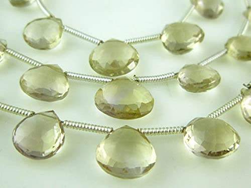Perles AZ facettées en cœur pour création de bijoux de qualité AAA - 3