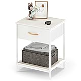 Pieza Multifunción y Práctica: Con su apariencia elegante y función práctica, se puede convertir en una adición decorativa, esta pequeña mesa se puede usar en muchas áreas. Como una mesita de noche en el dormitorio, una mesa de café en la sala de estar, una mesa auxiliar en la oficina, un aparador en el pasillo, etc., agregan una sensación más simple a una habitación, revelando su simplicidad y elegancia.