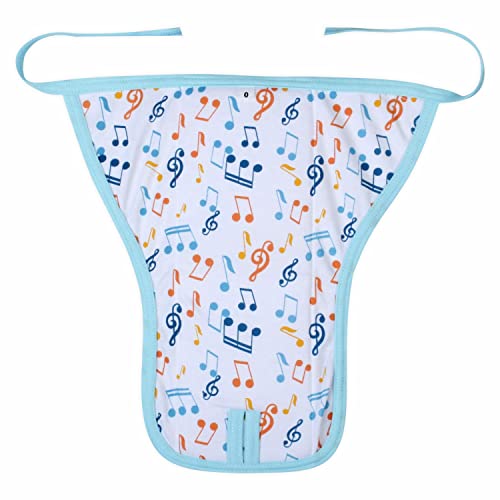 Image of Printed Cotton Hosiery Washable & Reusable Adjustable Cloth Langot Diaper with Insert Cushioned Padded Nappy Tying Langot for Babies- Pack of 15 (Medium, Multicolor)