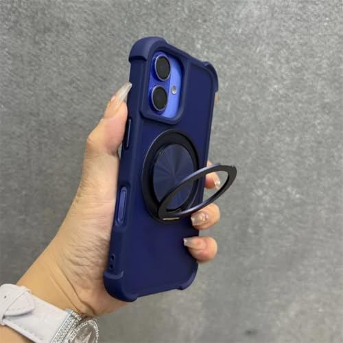 Coque magnétique rotative iPhone 14 bleu : l'élégance premium