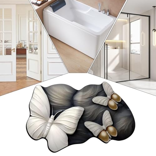 Tapis papillon 3D effet réaliste pour sol de chambre à coucher - 5