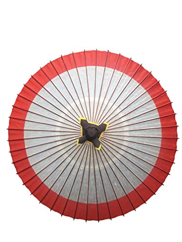 日ノ丸和傘 実用蛇の目傘 雨傘 　番傘　和傘　防水加工 (日章和傘)