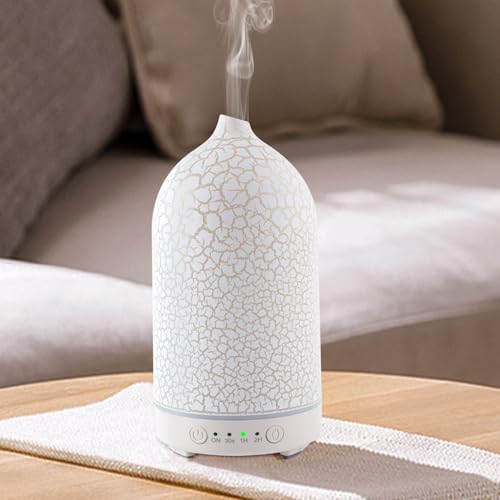 Essential Oil Diffuser, Ultrasonic 200ML Aromatherapy Diffuser, Q...