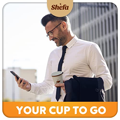 Tasses en carton 237 ml de qualité supérieure rigides et thermorésistantes - 7