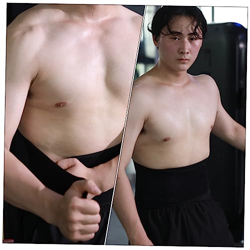 Faja deportiva ajustable para cintura Mikinona negra miniatura 7