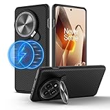 Nillkin Magnetic for OnePlus 13 Case, Compatible with MagSafe, Thin Slim Fit Case with Upgrade Camera Cover and Kickstand, Camshield Prop Case for OnePlus 13, Black