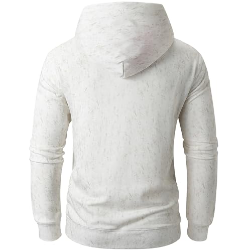 Image of KLIEGOU Mens Tie-Dye Pullover Hooded Sweatshirt