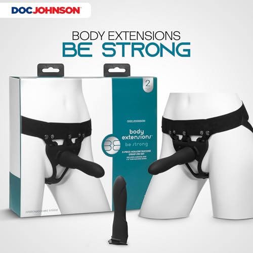 Harnais strap-on extensions corporelles Be Strong contre la routine de couple