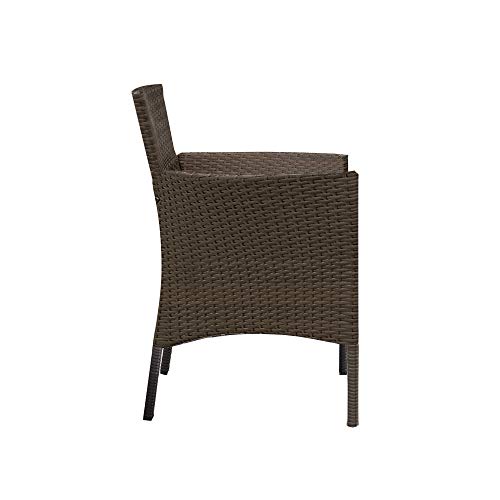 Panana Rattan Garden Furniture 4 Piece Set Table Sofa Chair Patio