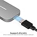 SABRENT 8-in-1 USB Type-C Hub with HDMI(4K) Output, 3 USB 3.0 Ports, 1 USB 2.0 Port, SD/MicroSD Multi-Card Reader [4K and Power Delivery Support] (DS-UHCR)
