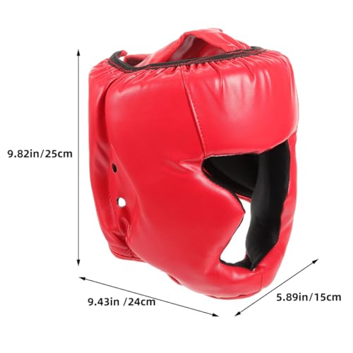 Casco de boxeo niña Zerodeko de cuero resistente con esponja 2