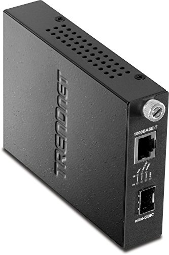 TRENDnet Intelligent 1000Base-T to SFP Media Converter, TFC-1000MGB