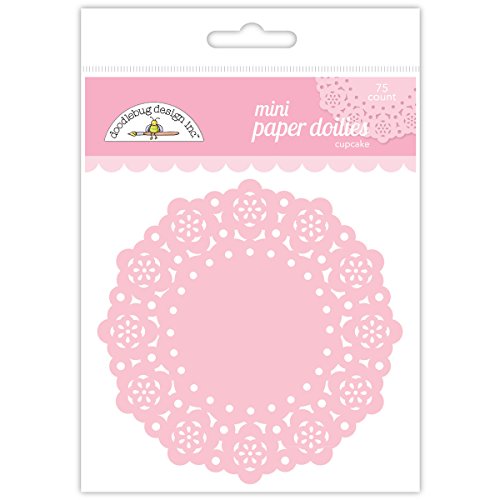 Doodlebug Mini Doilies 3" 75/Pkg, Cupcake