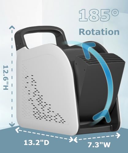 Sungaryard Ventilador de chão branco