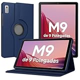 Capa Case Giratoria para novo Tablet Lenovo Tab M9 de 9 Polegadas - Azul Petroleo