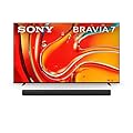 Sony 75 Inch Mini LED QLED 4K Ultra HD TV BRAVIA 7 Smart Google TV with Dolby Vision HDR and Exclusive Features for PlayStation®5 (K-75XR70), 2024 Model BRAVIA Theater Bar 9 Sound Bar