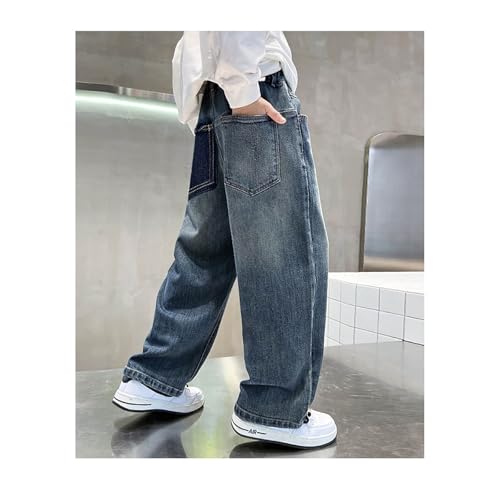 Boys Casual Pants for Active Kids Comfortable Elastic Waist Athletic Long Pants Stylish Daily Wear for Boys 4-122