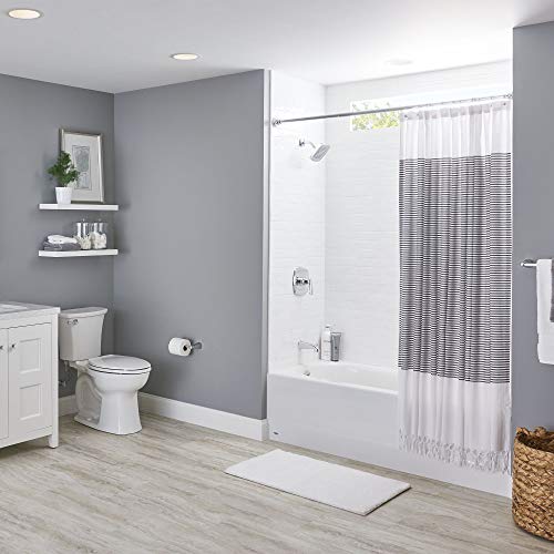 American Standard 2392202.020 Princeton 60 In. X 30 In. Americast Above-Floor Rough-In Bathtub With Left Drain And Built-In Overflow, White #TOP1