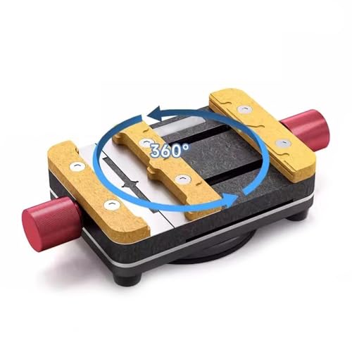 Mini soporte giratorio para reparación de teléfonos, soporte de microscopio ajustable 360° para fijar placa madre y chip de CPU