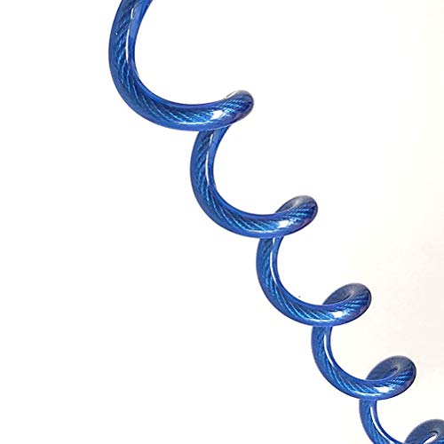 Scuba Diving Lanyard, 1.5m Stretchable Coil Lanyard with Stainless Steel