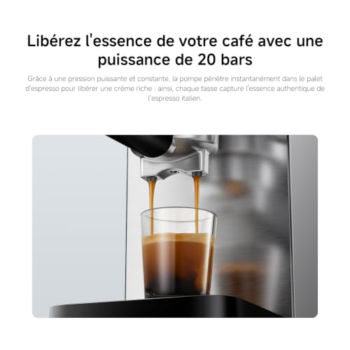 Machine À Expresso Xiaomi Semi-Automatique – 20 Bars, 1350W, Écran Tactile - vue 8
