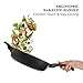 SENSARTE 12 in Nonstick Deep Frying Pan,4.9-Qt Non-Stick Saute Pan with Lid,Large Skillet Pan,Non-Stick Jumbo Cooker for All Stove Tops,Induction Compatible,PFOA Free, Black