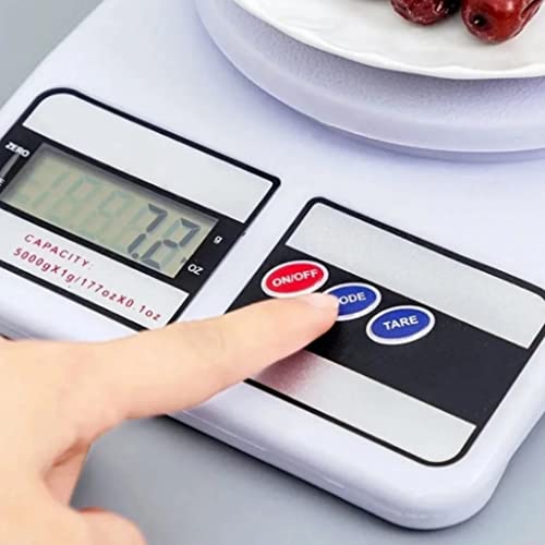 Balança Cozinha Digital Eletronica Alta Precisao 1g a 10kgs Para Comida Saudável Dieta Fitness